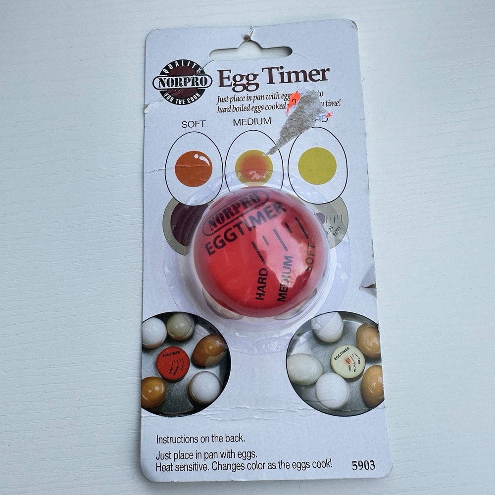 NEW Norpro 5903 Round Egg Timer Color Changing, Perfect Eggs Every Time‎